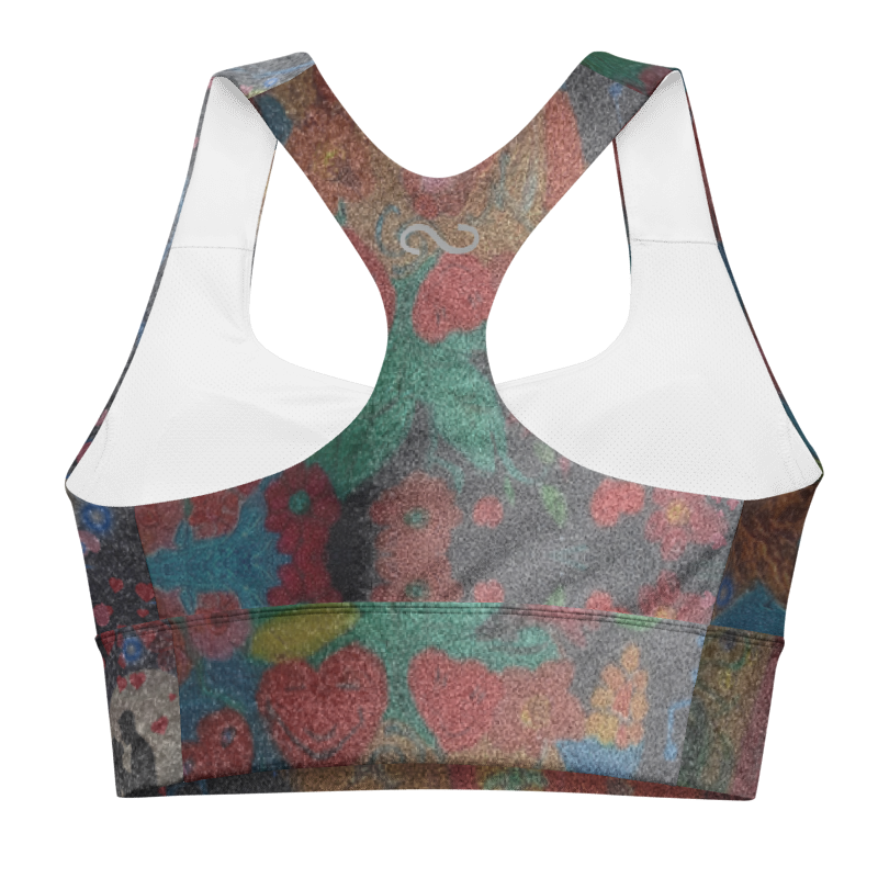 DeepLove-2 Ajana ∞ Samādhi Recycled Longline Sports Bra