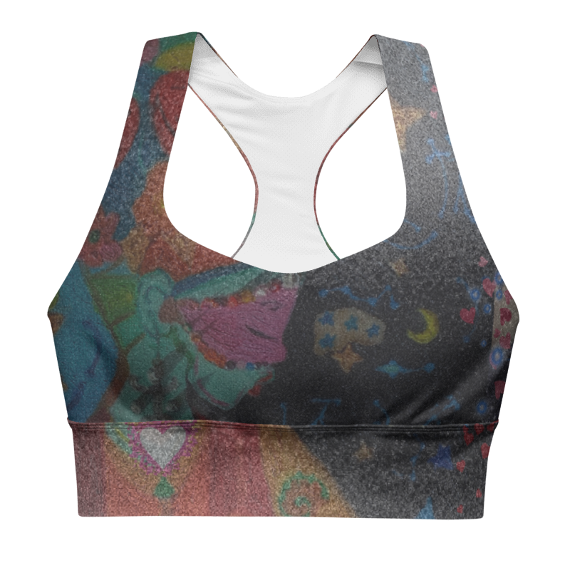 DeepLove-2 Ajana ∞ Samādhi Recycled Longline Sports Bra