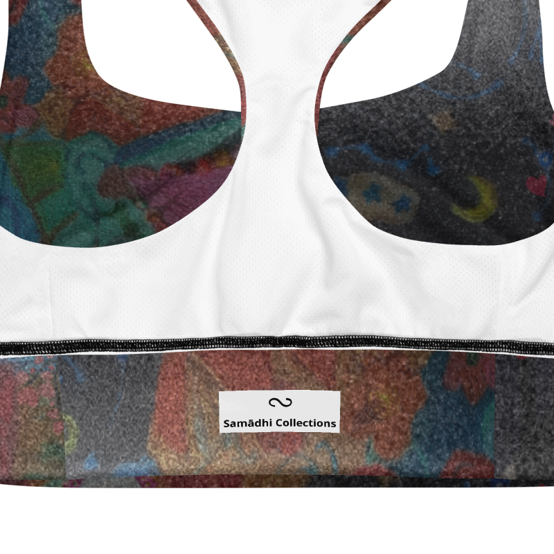 DeepLove-2 Ajana ∞ Samādhi Recycled Longline Sports Bra